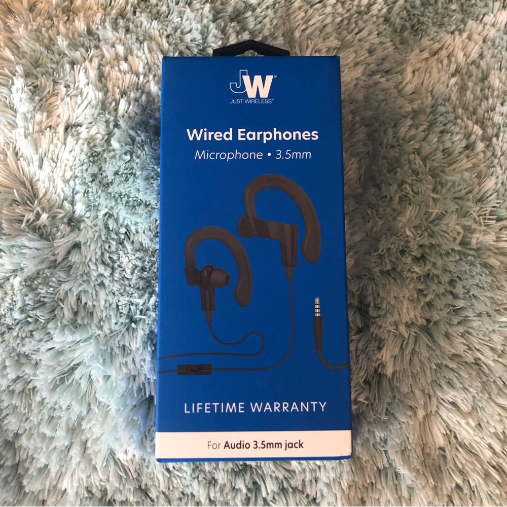 New Just Wireles - Wired Earphones - Microphone  For Audio 3.5mm Jack